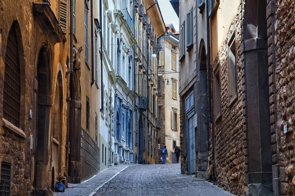 Bergamo Italy May 2019 View Old Historic Streets Upper Bergamo — Stock Photo, Image