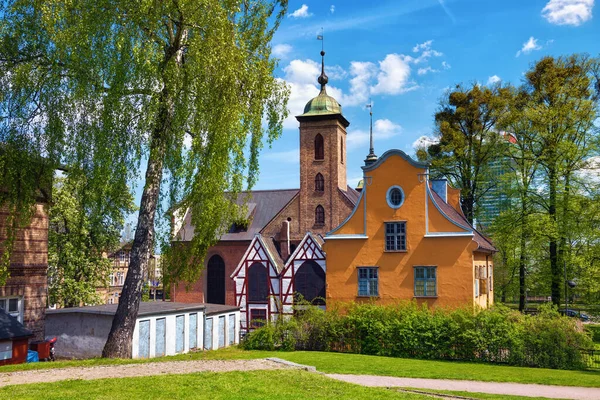 Gdansk Polonia Maggio 2017 Vecchi Edifici Nel Centro Storico Danzica — Foto Stock