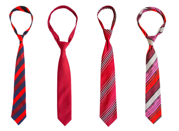 мужчины галстук изолирован на белом фоне