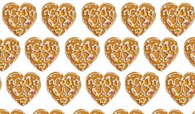 Beyaz arkaplanda izole edilmiş noel kurabiyeleri