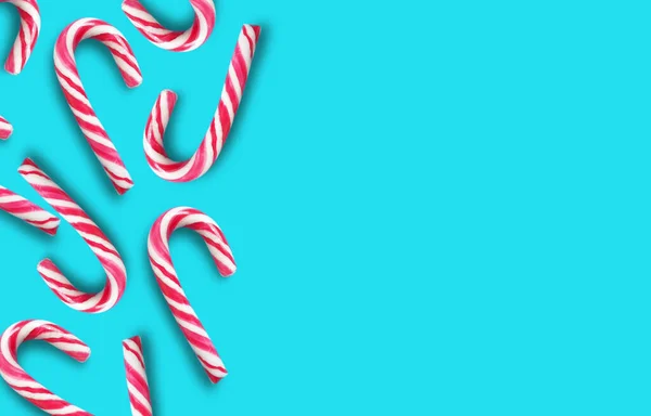 Christmas Candy Colored Background — Stock Photo, Image