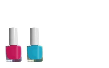 Beyaz arkaplanda izole edilmiş oje