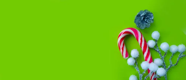 Christmas Candy Cane Colored Background — Stock Photo, Image