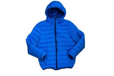 Beyaz arkaplanda izole edilmiş renkli ceket