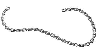 Yaratıcı projelerinizde ve tasarımlarınızda güvenlik kavramları, güç ve bağlantı için gerçekçi metalik halkalara sahip güçlü gümüş zincirler.