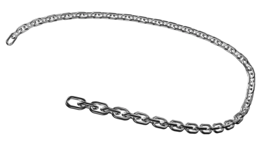 Karmaşık halkaları olan parlak gümüş zincir, mücevher tasarımı için mükemmel, güvenlik kavramları, ya da yaratıcı projene modern bir kenar eklemek