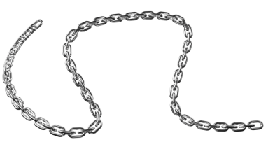 Güçlü gümüş zincir, bağlantı, güç ve dayanıklılığı simgeler, modern bir kenar gerektiren güvenlik kavramları ve mücevher tasarımı projeleri için harikadır.