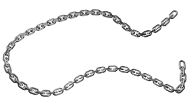 Güçlü gümüş zincir, kırılmaz bağlantı ve gücün sembolü, güvenlik kavramları, endüstriyel tasarımlar için ideal, ya da keskin bir dokunuş eklemek
