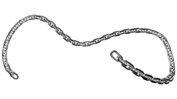 Parlak gümüş zincirler modern tasarım ile birbirine bağlanır. Mücevher kavramları ya da yaratıcı projelerinizdeki güvenli bağlantılar için mükemmeldir.