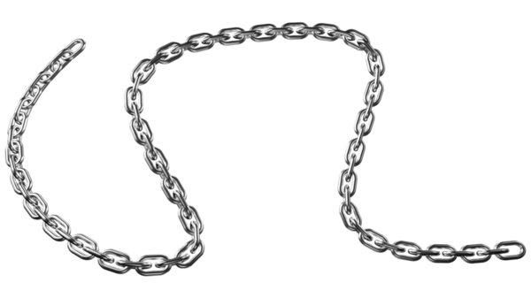 Güçlü gümüş zincir, bağlantı, güç ve dayanıklılığı simgeler, modern bir kenar gerektiren güvenlik kavramları ve mücevher tasarımı projeleri için harikadır.