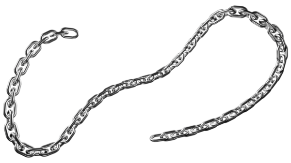 Dramatik gümüş metal zincir sarma soyut, projenize eşsiz kenar detay eklemeye hazır, güçlü bir tasarım elementi.!