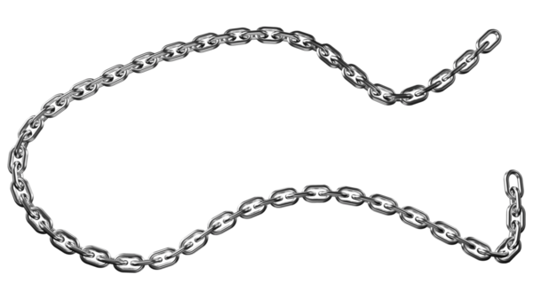 Güçlü gümüş zincir, kırılmaz bağlantı ve gücün sembolü, güvenlik kavramları, endüstriyel tasarımlar için ideal, ya da keskin bir dokunuş eklemek