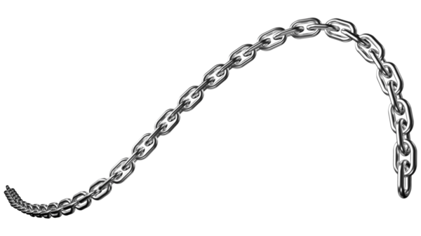 Güçlü gümüş zincir, güvenlik, bağlantı ya da endüstriyel temalar için kullanılır, tasarım projeleri için güç ve dayanıklılık uyandırır