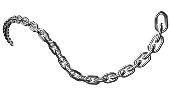 Birbirine bağlı olan güçlü gümüş zincirler, bağlantıyı, güvenliği ve kırılmaz bağları sembolize eder. Dayanıklılık ve birliği taşımak için mükemmeldir.