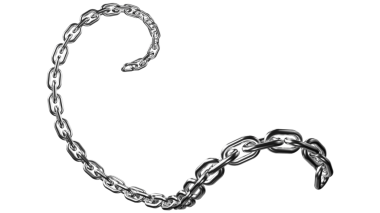 Uzayda dolaşan zarif metalik zincir, gücü, bağlantıyı ve endüstriyel tasarımı sembolize ediyor ve çok yönlü uygulamalar için modern cazibeye sahip.