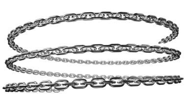 Karışık gümüş zincir girdap, gücü ve bağlantıyı simgeliyor, mücevher tasarımı kavramları ve endüstriyel uygulamalar için mükemmel.