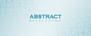 Zarif geometrik ağ çizgilerine sahip temiz soyut mavi arkaplan teknoloji sektörü sunumları ve dijital tasarımlar için profesyonel modern bir görünüm yaratıyor.