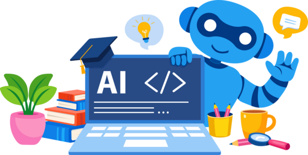 Yapay zeka kodlama asistanı programlama görevlerini destekliyor, geliştirici platformlar, kodlama kursları, yazılım siteleri, teknoloji pazarlama ve uygulama arayüzleri için ideal.