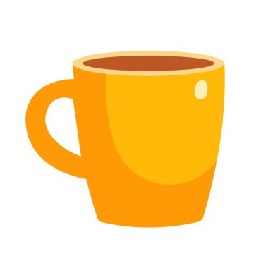 Çalışma Alanı Eğitim Uygulamaları ve Çevrimiçi Öğrenim Web Sitesi Tasarımı İçin Kahve Kupası Simgesi