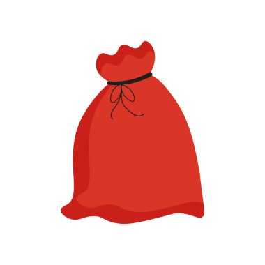 kırmızı çanta izole edilmiş simge