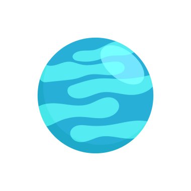 Dünya gezegeninin düz stil ikonu, Dünya gezegeni doğa koruma vektörü çizimi