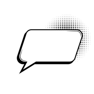 Komik metin simgesi olan konuşma balonu