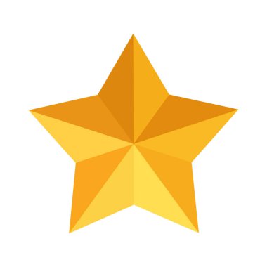 Yıldız simgesi. vektör illüstrasyonu