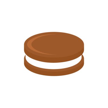 Donut kutsal kişilerin resmi, düz stil