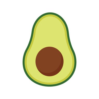 avokado meyvesi sağlıklı gıda ikonu