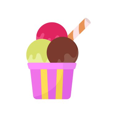 Dondurma waffle Kupası