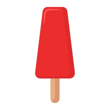 İzole edilmiş lezzetli dondurma ikonu