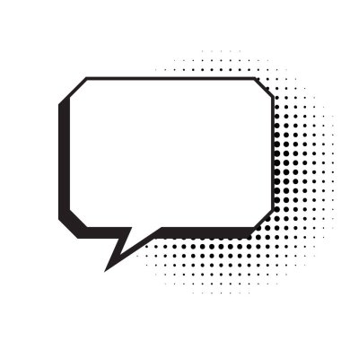 Konuşma baloncukları simgesi, vektör illüstrasyonu