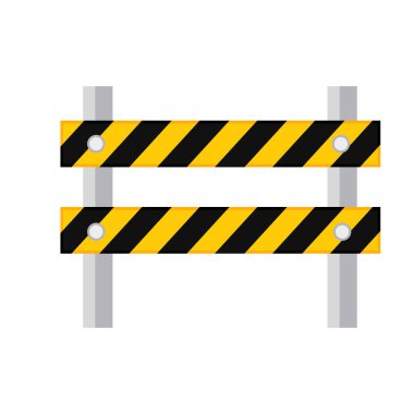 bariyer simgesi, vektör resimleme