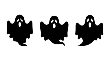 Korkunç cadılar bayramı balkabakları seti. vektör illüstrasyonu