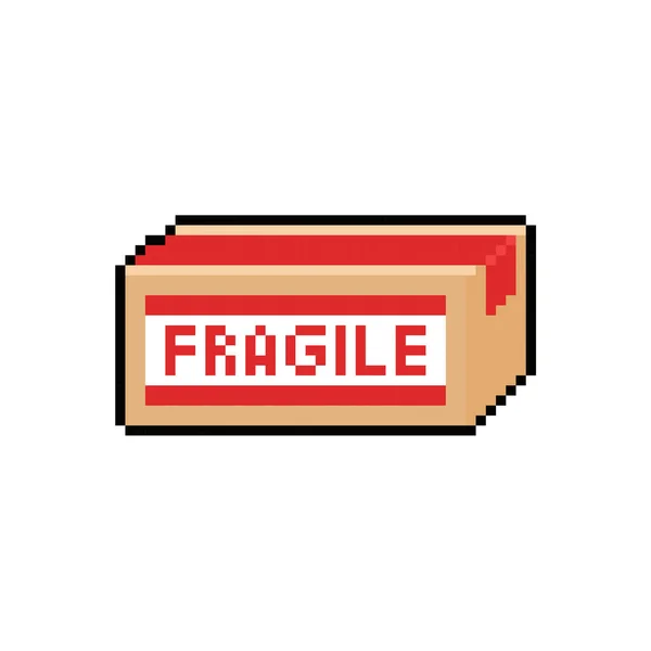 kırılgan paket simgesi piksel sanatı