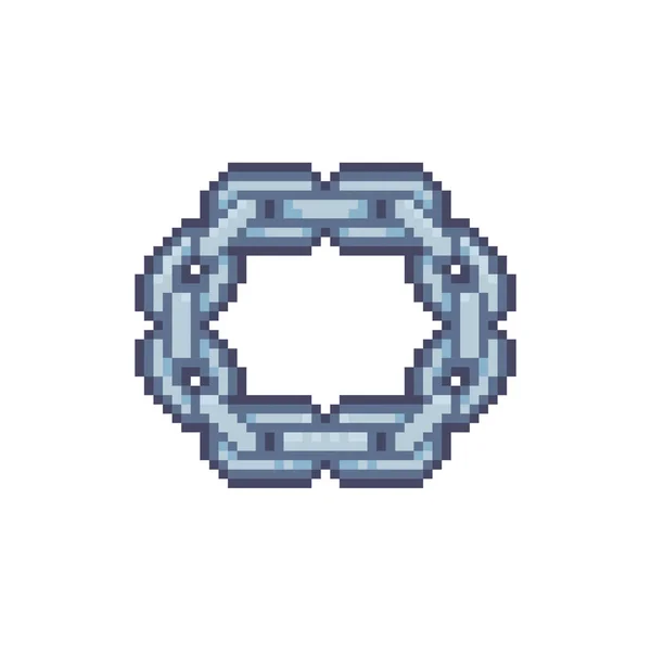 bağlı zincir kolye piksel sanatı