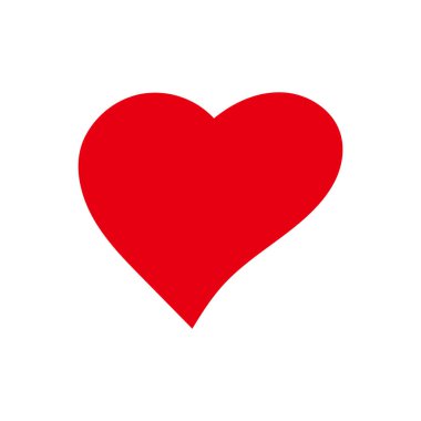 Canlı bir kırmızı kalp çizimi, aşkı, tutkuyu, aşkı ve ilgiyi simgeliyor. Sevgililer Günü, ilişkiler ve duygusal temalar için ideal..