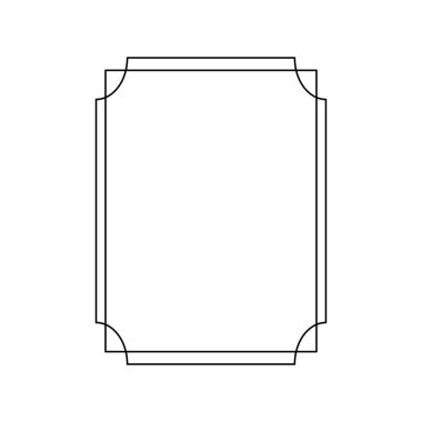 Temiz minimalist çift çizgili çerçeve tasarımı ve ince kıvrımlı köşeler. Zarif sınırlar, davetler, etiketler ve metin aksanları için ideal.
