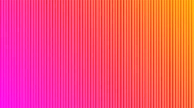 Dikey kıvrımlı çizgilerin dokulu deseni üzerinde parlak pembe-turuncu renk eğimine sahip çarpıcı soyut bir arkaplan, modern tasarım için mükemmel..