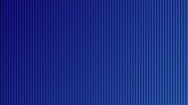 Tekrarlayan dikey çizgi deseni ve pürüzsüz renk gradyanı içeren modern soyut mavi arkaplan zarif bir dijital estetik yaratıyor..