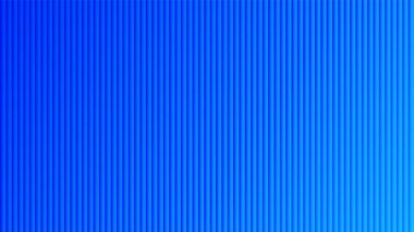 Canlı mavi dikey kaburgalı çizgilerin soyut görüntüsü, ince bir rengi solmuş modern kıvrımlı bir doku yaratıyor..