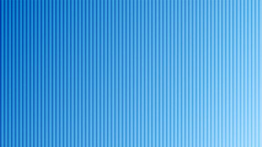 Dikey çizgilerin rafine bir modelini gösteren canlı mavi bir arkaplan ve çeşitli grafik tasarım ve sunumlar için uygun hafif bir renk solgunluğu.