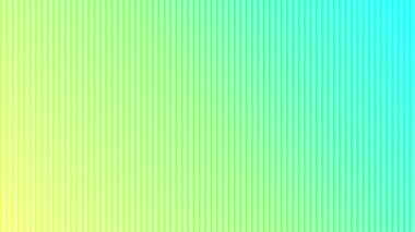 Çağdaş soyut bir arka plan, parlak sarı-yeşil gradyanın ince dikey çizgilerle sakin siyan-maviye geçişini içeriyor..