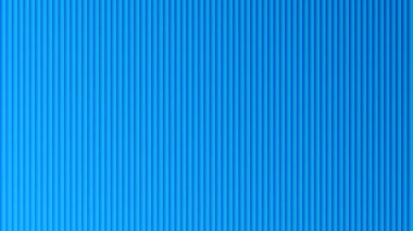 Keskin dikey çıkıntılara sahip parlak mavi bir yüzeyin detaylı bir yakın çekimi, bir üniforma yaratıyor, desenli arka plan. Modern tasarım projeleri için ideal.