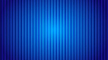 Dikey çizgileri olan mavi kıvrımlı bir yüzeye yakın plan, yumuşak parlayan bir merkezle desenli soyut bir arkaplan oluşturur.