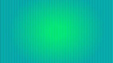 Türkuazdan yeşile pürüzsüz bir gradyan içeren soyut arkaplan, yinelenen dikey kaburga dokusuyla. Tasarım için ideal.