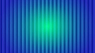 Derin maviden parlak yeşile pürüzsüz bir gradyan içeren soyut arkaplan, dikey çizgili çizgiler dokulu bir illüzyon yaratıyor..