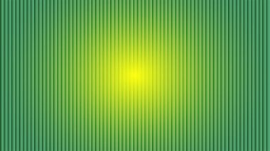 Koyu yeşilden parlak sarıya doğru eğimli dikey tırtıklı bir doku, merkezi parlayan bir ışık kaynağı içeriyor. Kusursuz desen.