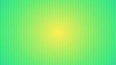 Tekrarlayan dikey tırtıklı desen içeren soyut bir arkaplan. Merkezdeki parlak sarıdan yeşil ve mavi renklere geçiş.