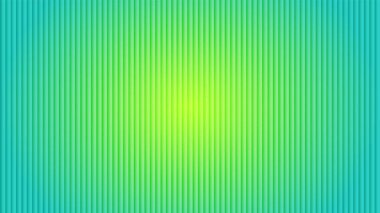 Eşit aralıklarla aralıklı dikey kaburgalar ve yumuşak bir renk karışımı içeren pürüzsüz bir soyut arkaplan canlı sarı-yeşilden serin cyan rengine dönüşüyor..
